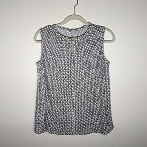 H&M sleeveless patterned stretch top